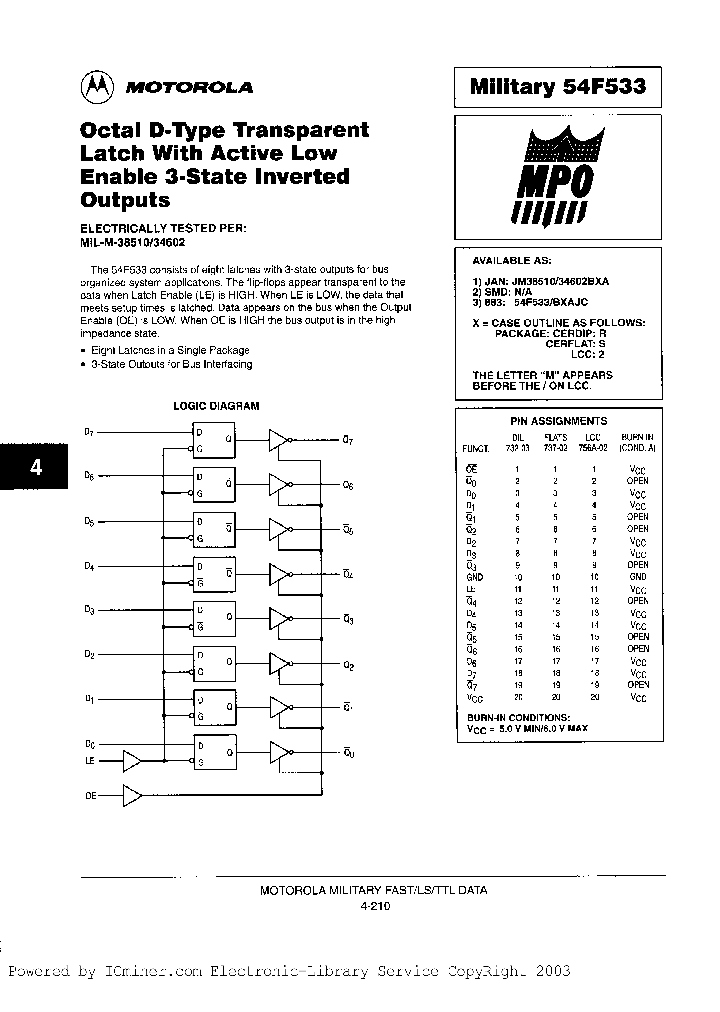 54F533B2AJC_4860438.PDF Datasheet