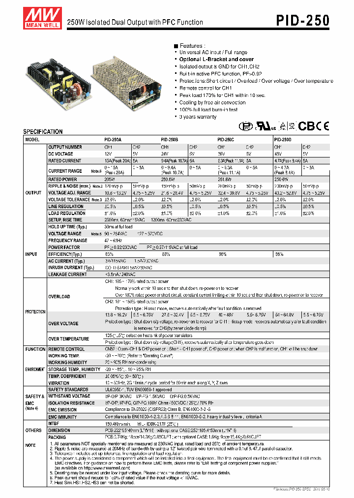 PID-25011_4866829.PDF Datasheet