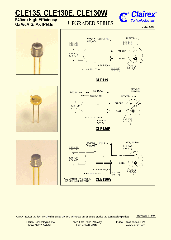CLE130E_4867180.PDF Datasheet