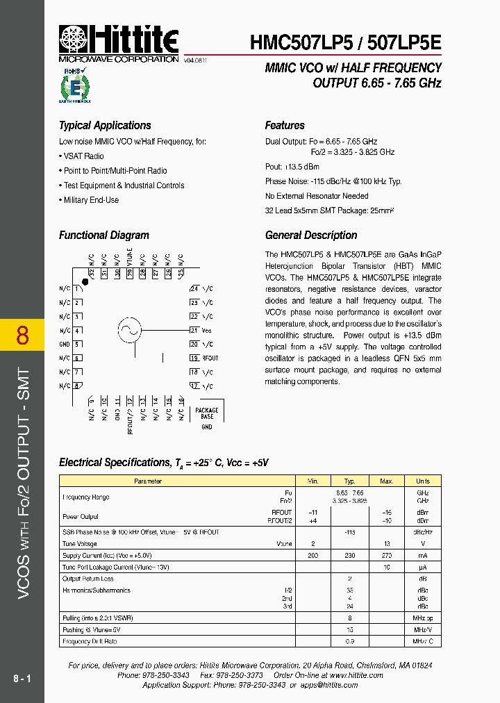 HMC507LP511_4867917.PDF Datasheet