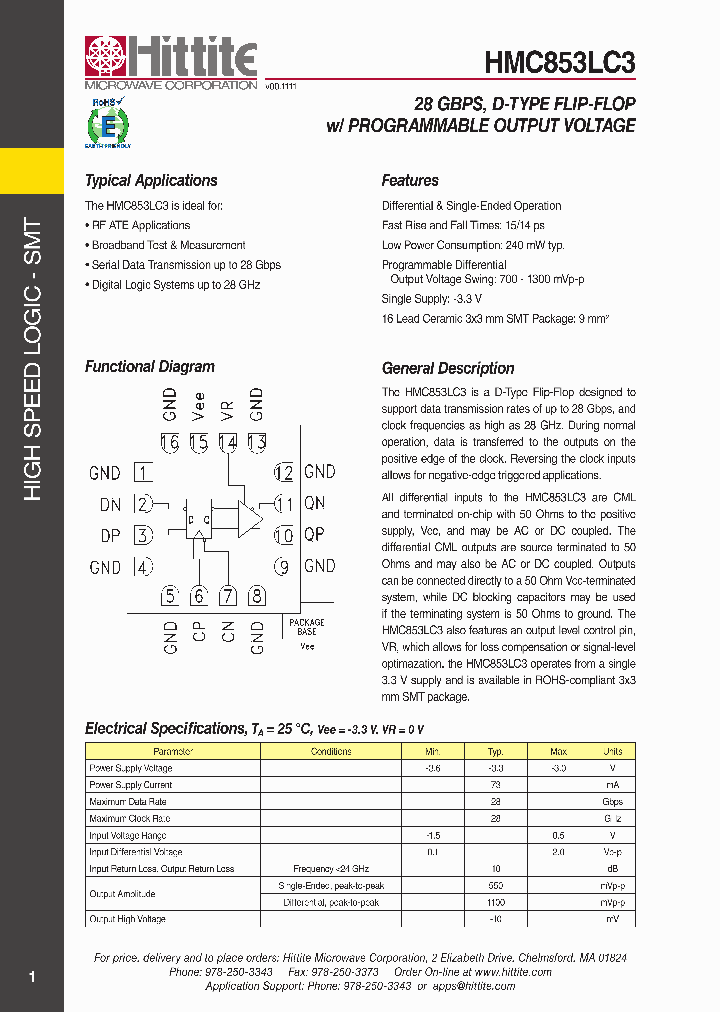 HMC853LC3_4869587.PDF Datasheet