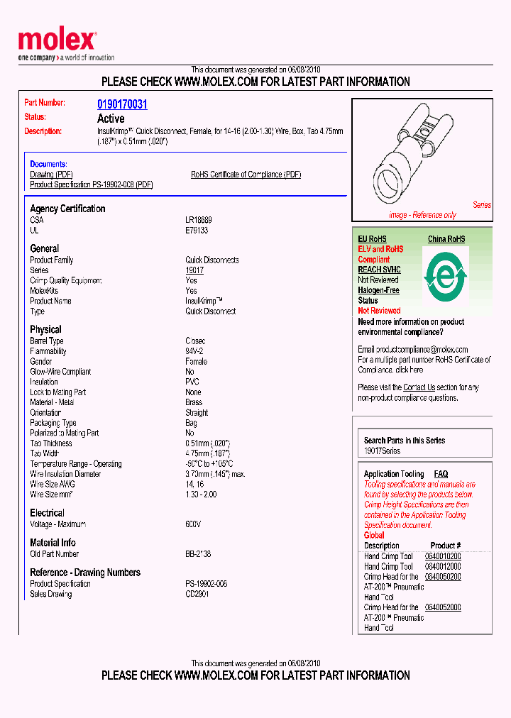 0190170031_4869697.PDF Datasheet