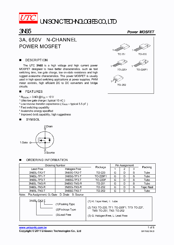 3N65_4872618.PDF Datasheet