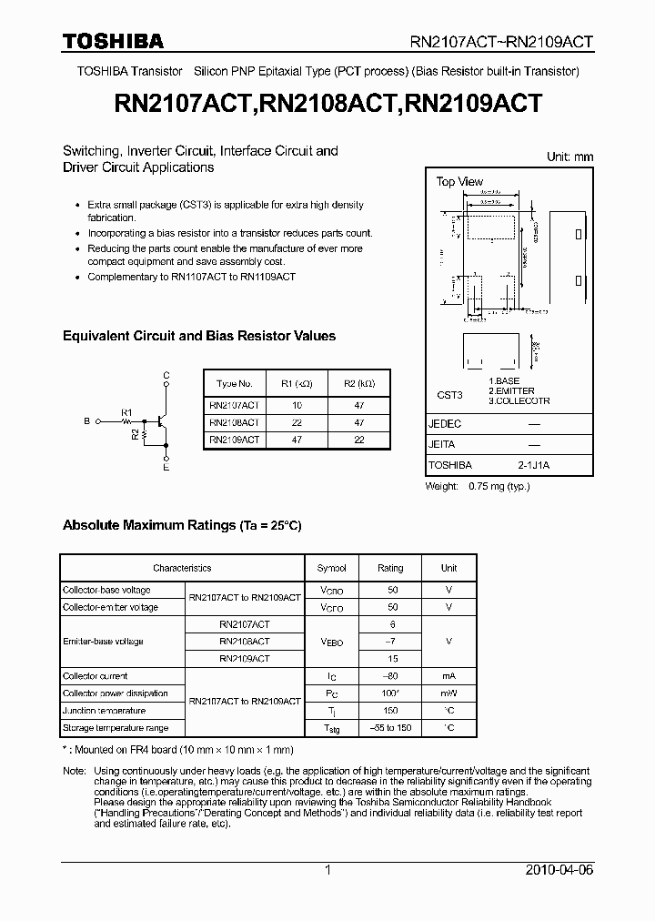 RN2108ACT_4873680.PDF Datasheet