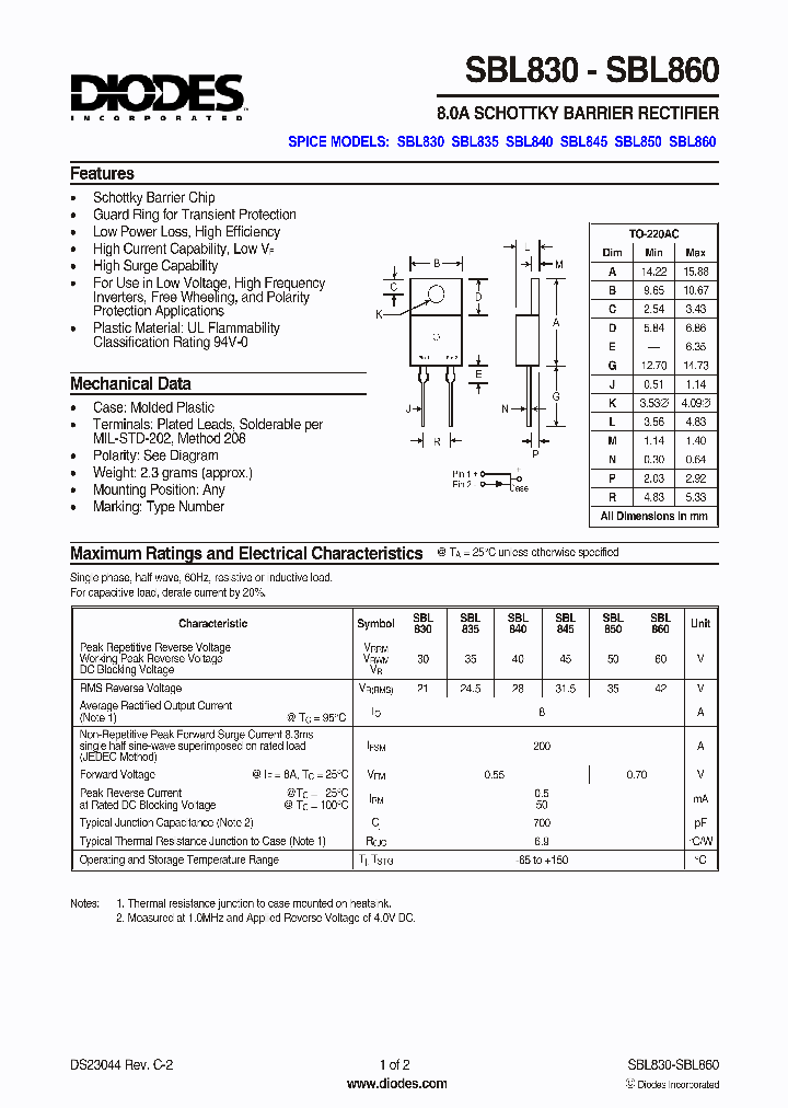 SBL835_4874464.PDF Datasheet