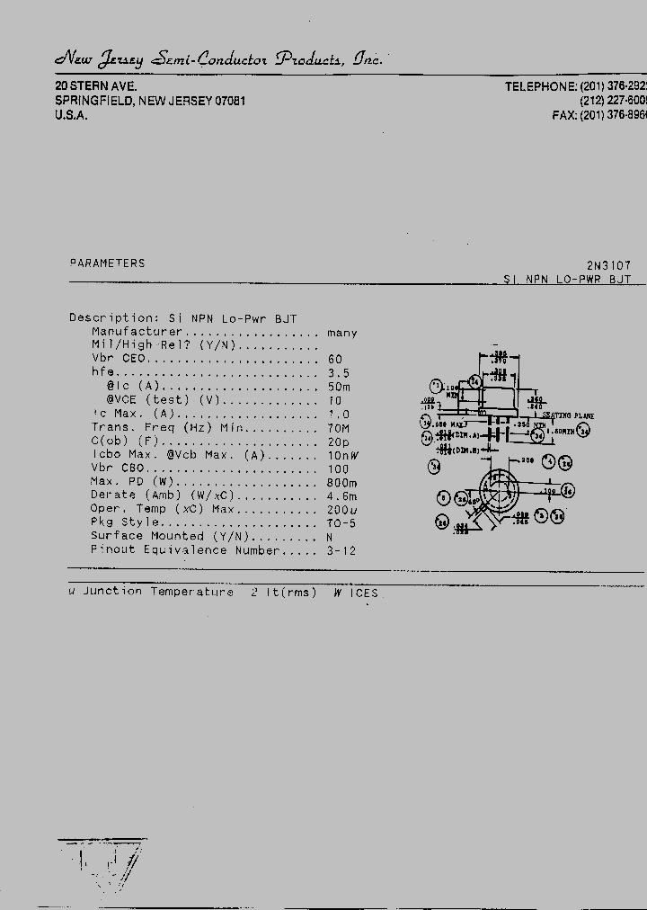 2N3107_4876990.PDF Datasheet