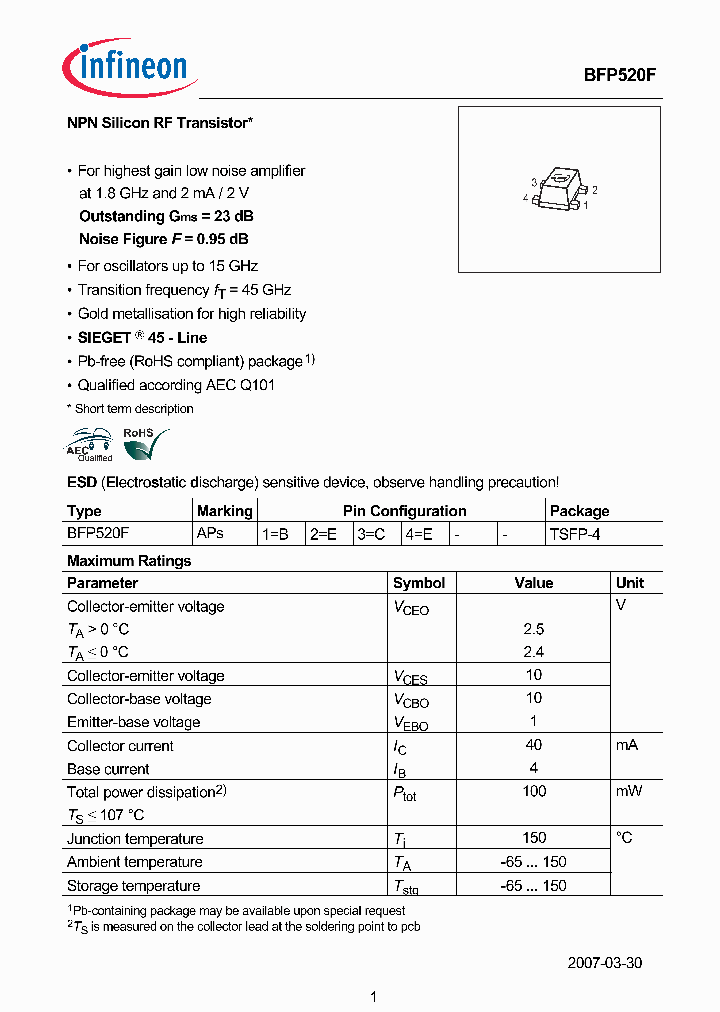 BFP520F07_4879199.PDF Datasheet