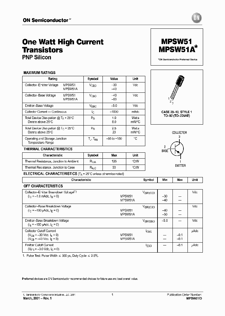 MPSW51-D_4880493.PDF Datasheet