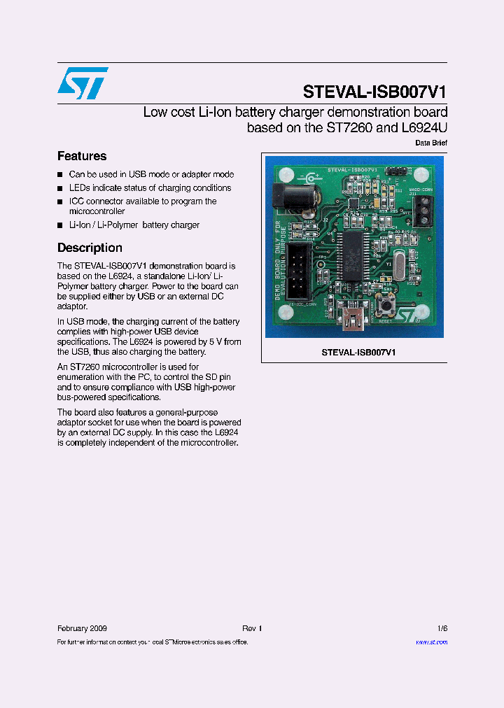 STEVAL-ISB007V1_4883775.PDF Datasheet