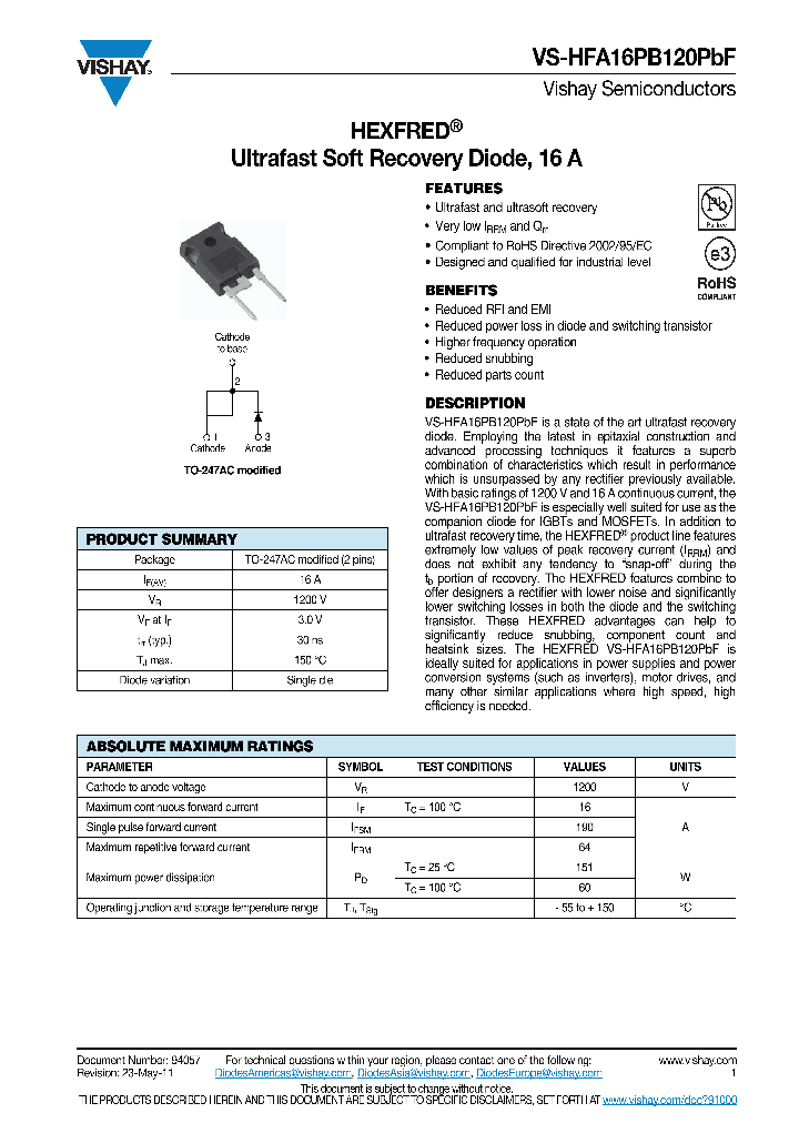HFA16PB120PBF_4885778.PDF Datasheet