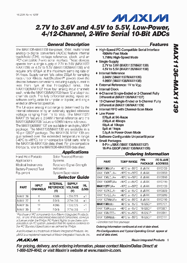 MAX1136EUAT_4887104.PDF Datasheet