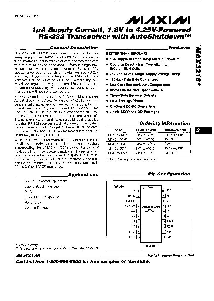 MAX3218CAPT_4887994.PDF Datasheet