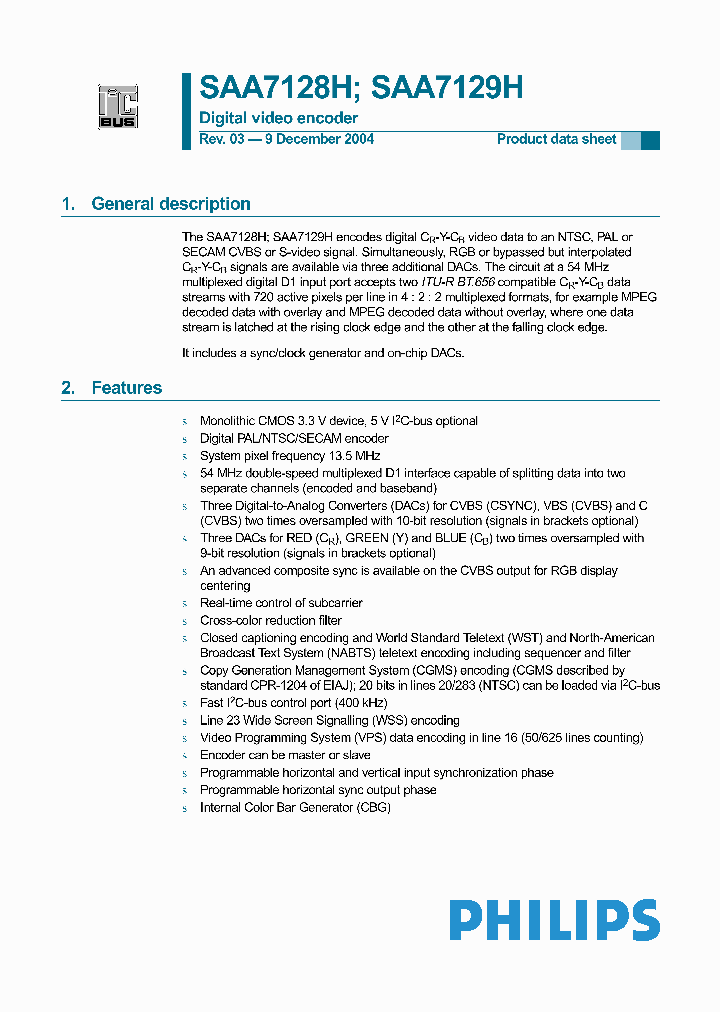 SAA7128HV1_4887385.PDF Datasheet