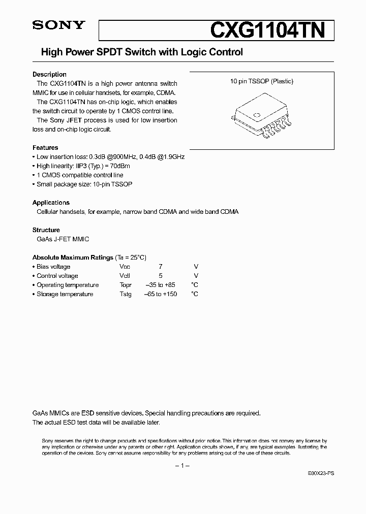 CXG1104TN_4888751.PDF Datasheet