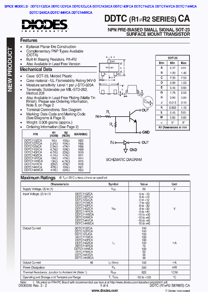 DDTC114WCA_4889131.PDF Datasheet