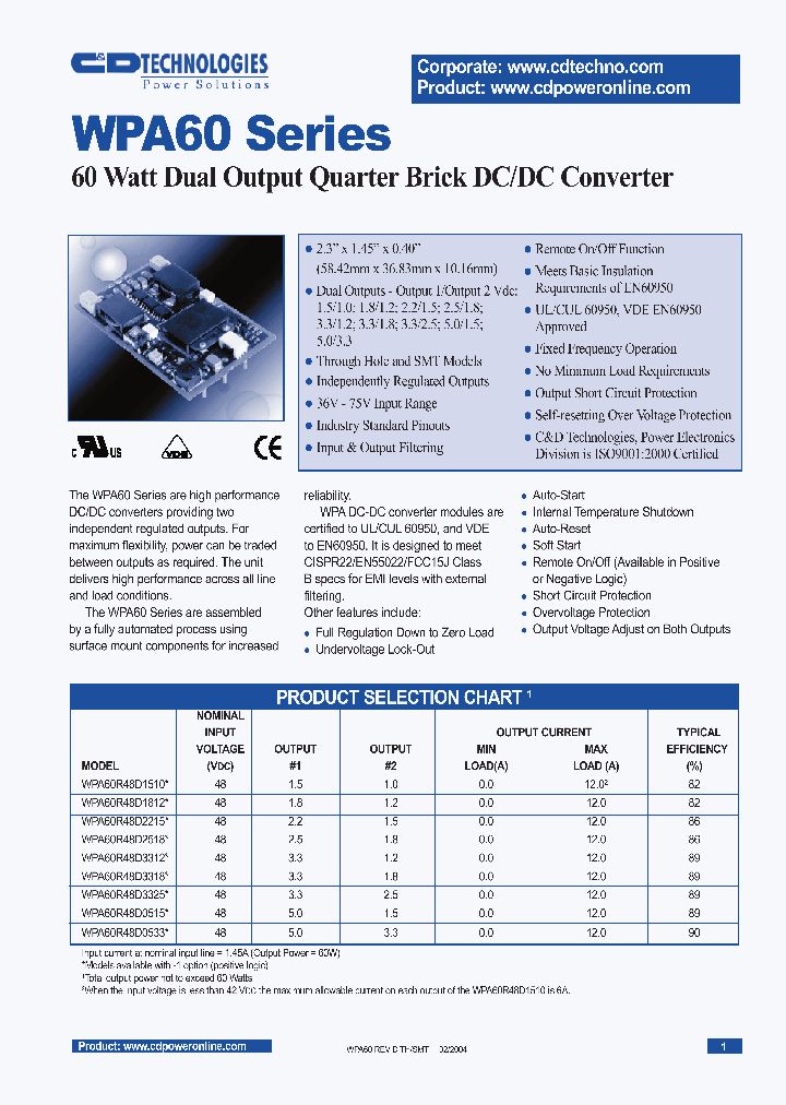 WPA60R48D1812-2_4898993.PDF Datasheet