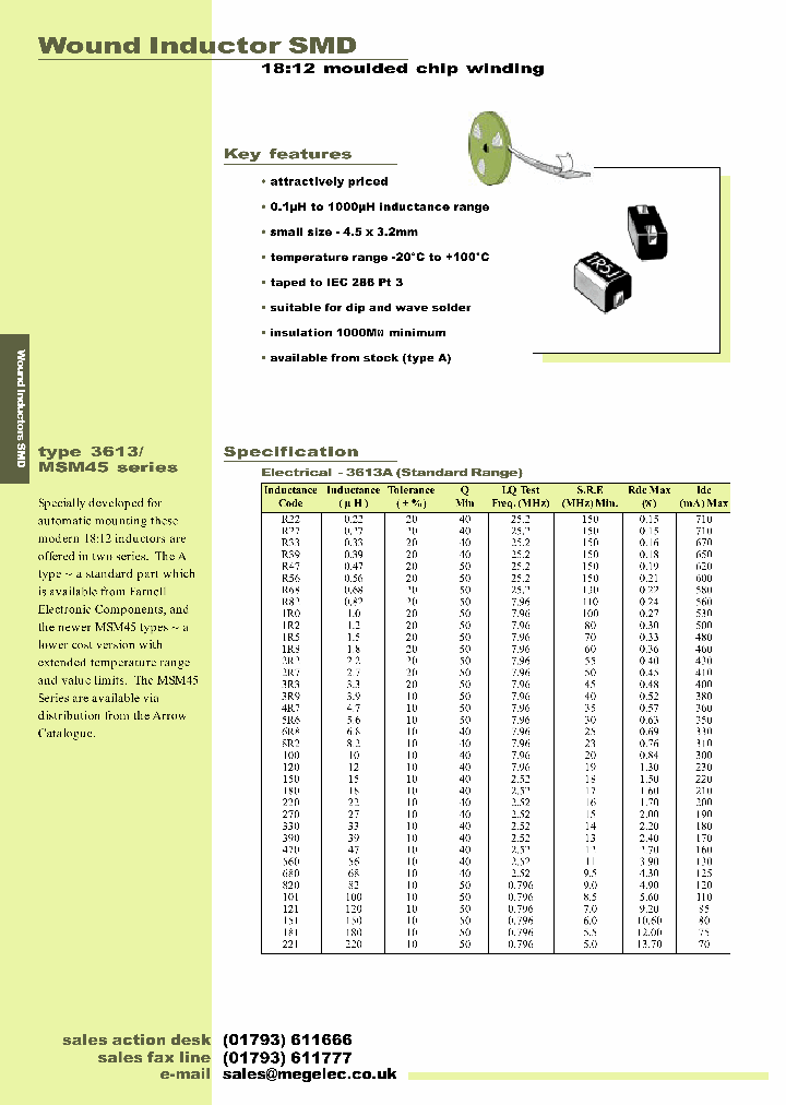 3613A1R0M_4899647.PDF Datasheet