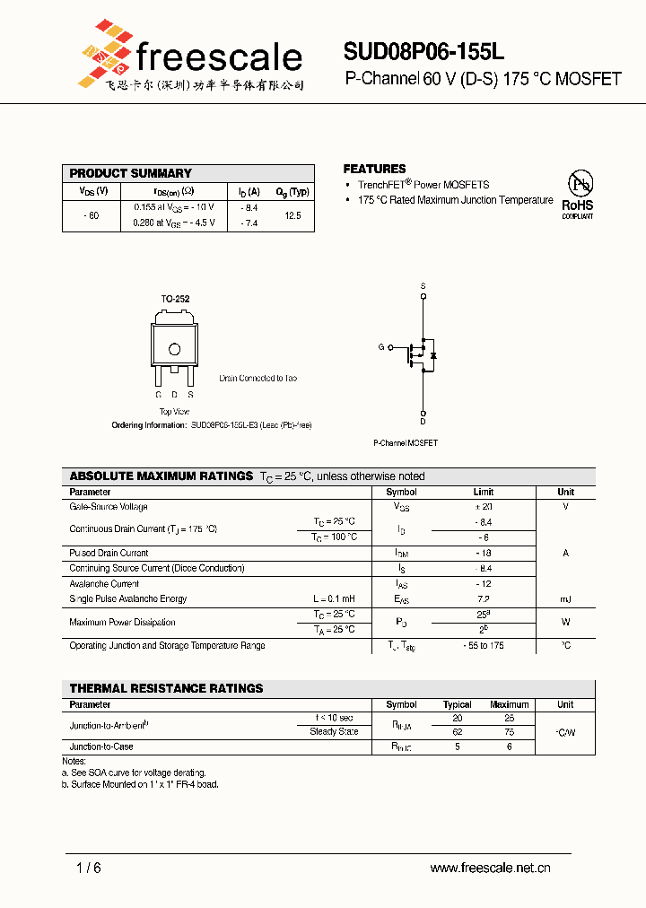 SUD08P06-155L_4900699.PDF Datasheet
