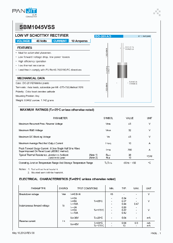 SBM1045VSS_4901628.PDF Datasheet