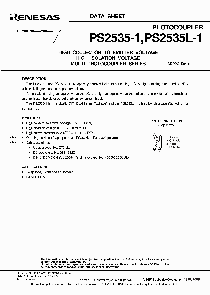 PS2535L-1_4909065.PDF Datasheet