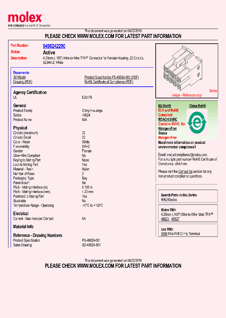 49624-2290_4910699.PDF Datasheet