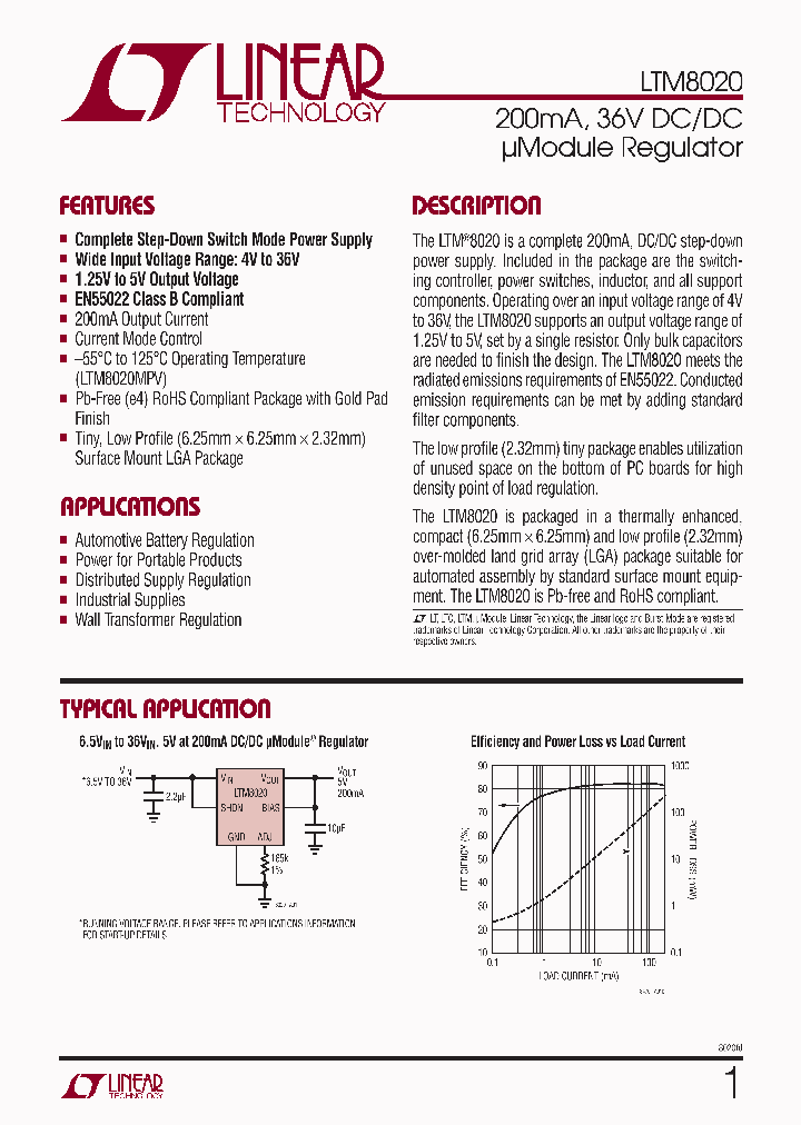 LTM8020EVPBF_4911356.PDF Datasheet