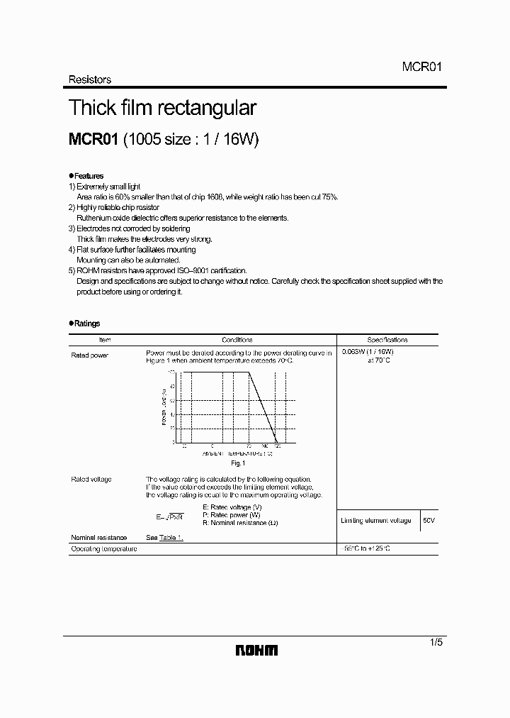 MCR01_4916560.PDF Datasheet