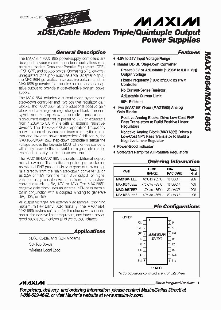 MAX1865UEEP-T_4909321.PDF Datasheet