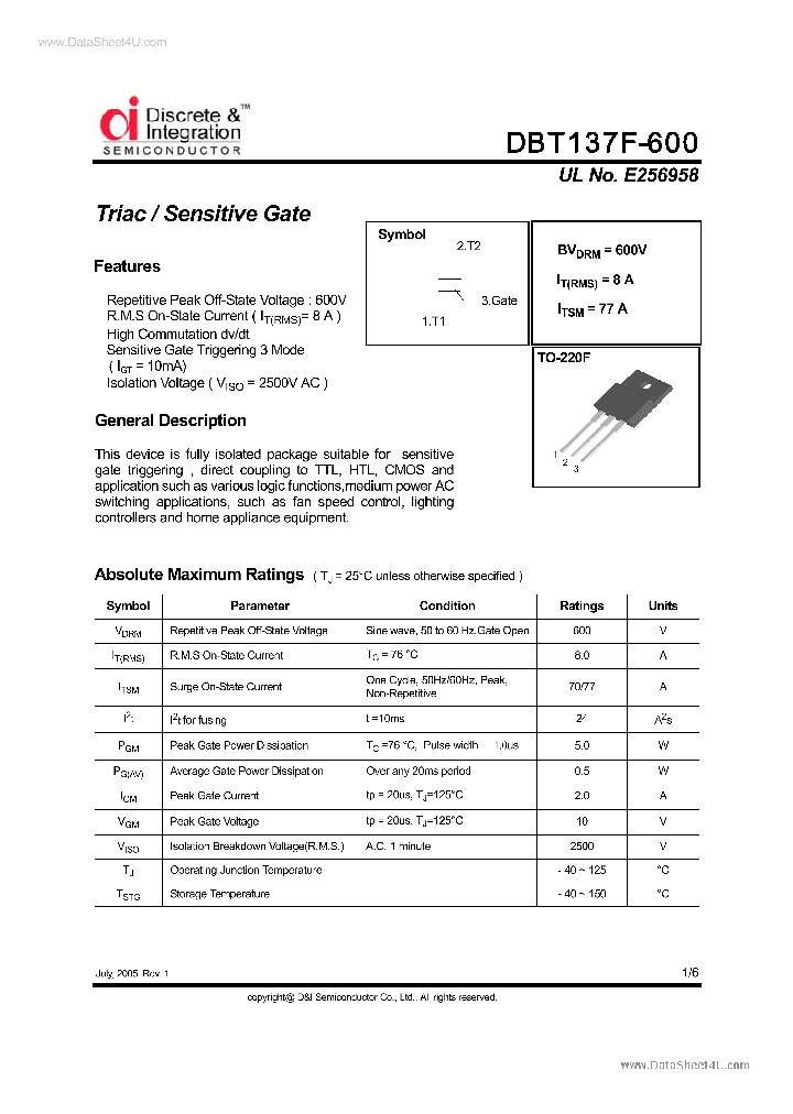 DBT137F-600_4904154.PDF Datasheet