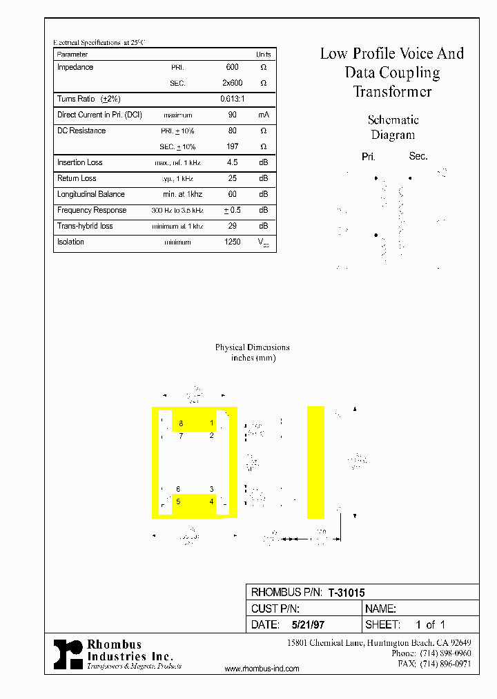 T-31015_4928989.PDF Datasheet