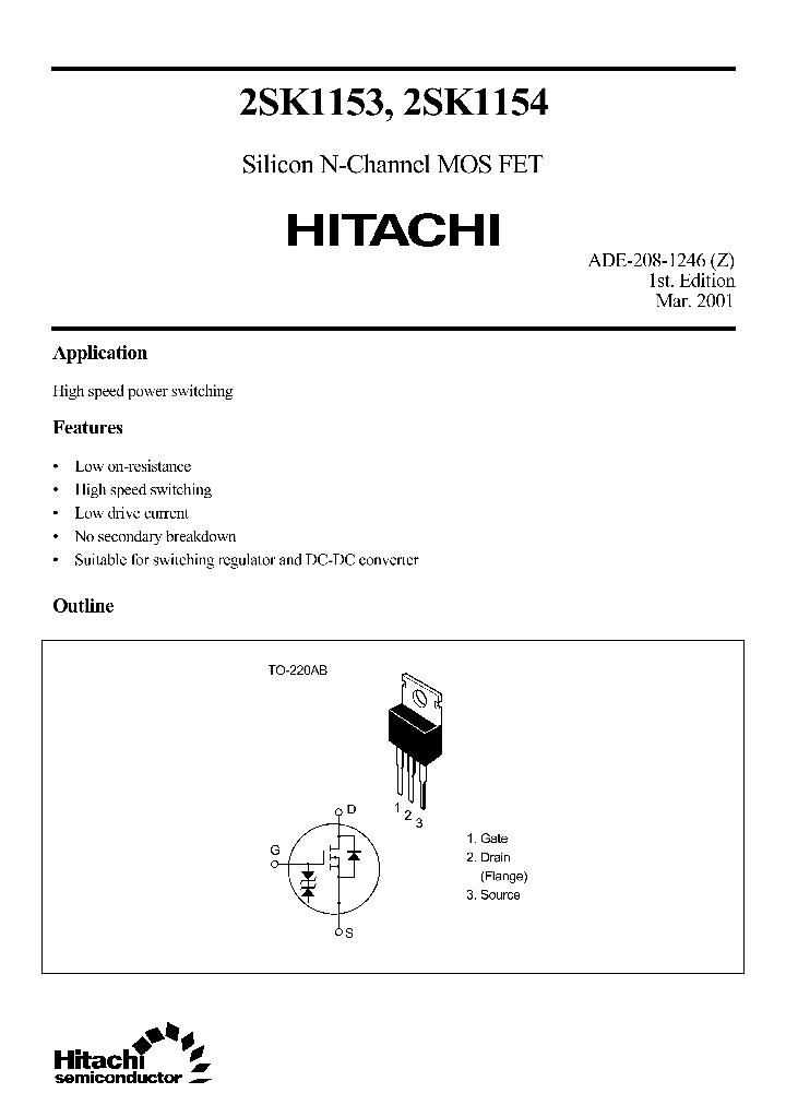 2SK1153_4926069.PDF Datasheet