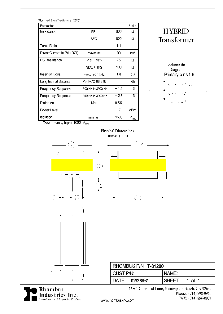 T-31200_4928996.PDF Datasheet