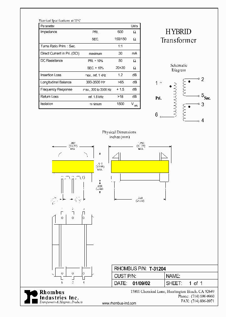 T-31204_4928999.PDF Datasheet