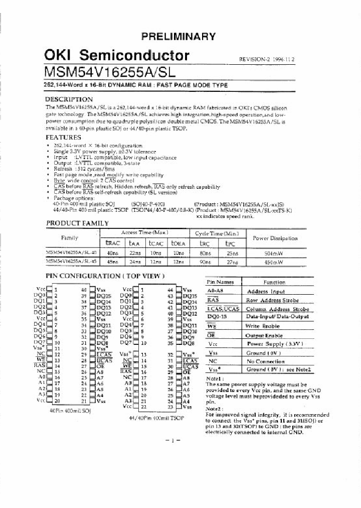 MSM54V16255A_4935430.PDF Datasheet