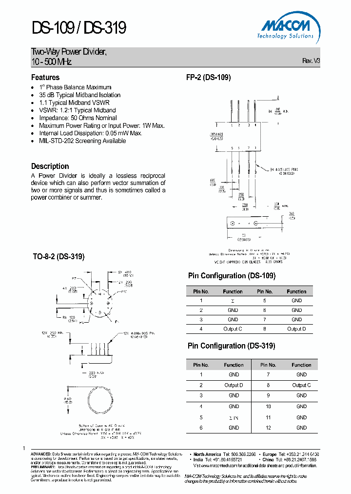 DS-109PIN_4945040.PDF Datasheet