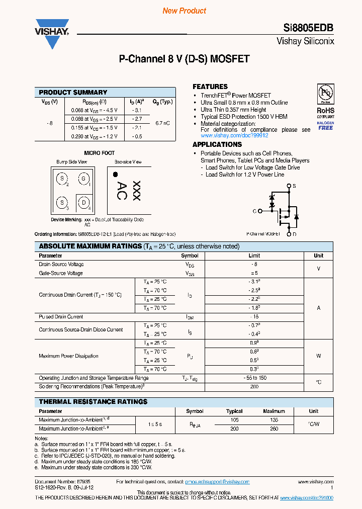 SI8805EDB_4948132.PDF Datasheet