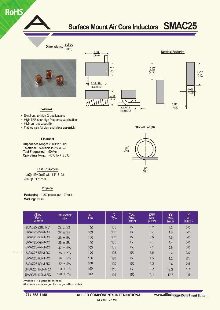 SMAC25_4939339.PDF Datasheet