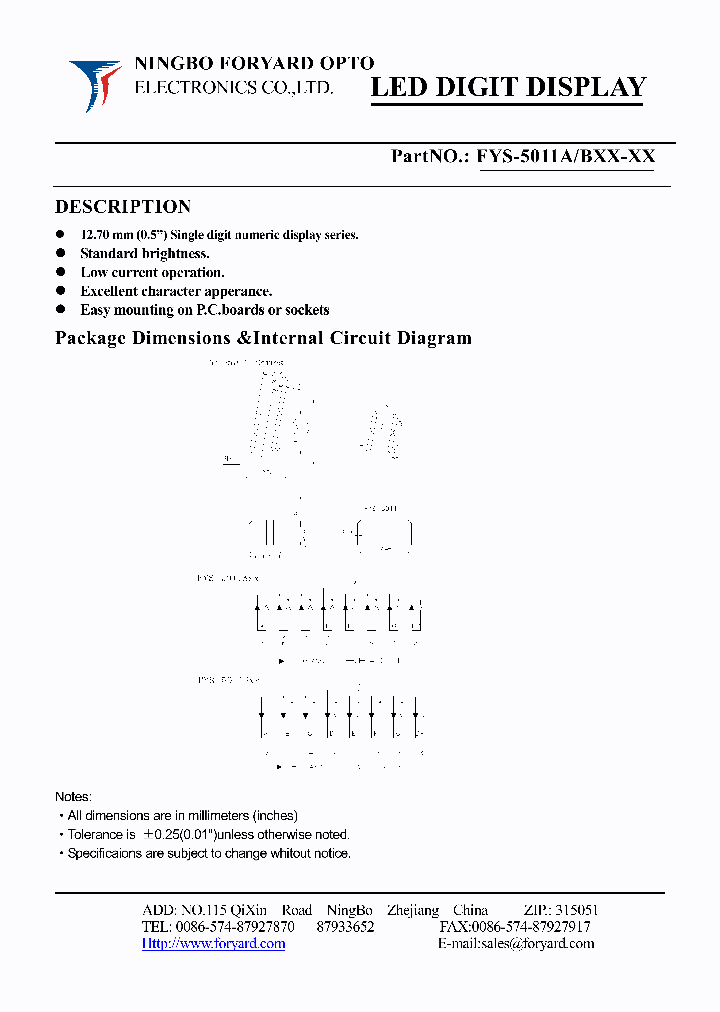 FYS-5011AXX1_4957903.PDF Datasheet