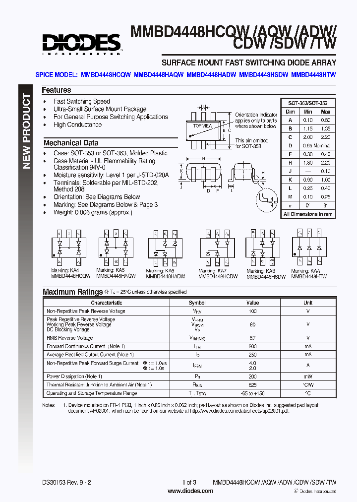 MMBD4448HADW_4959758.PDF Datasheet