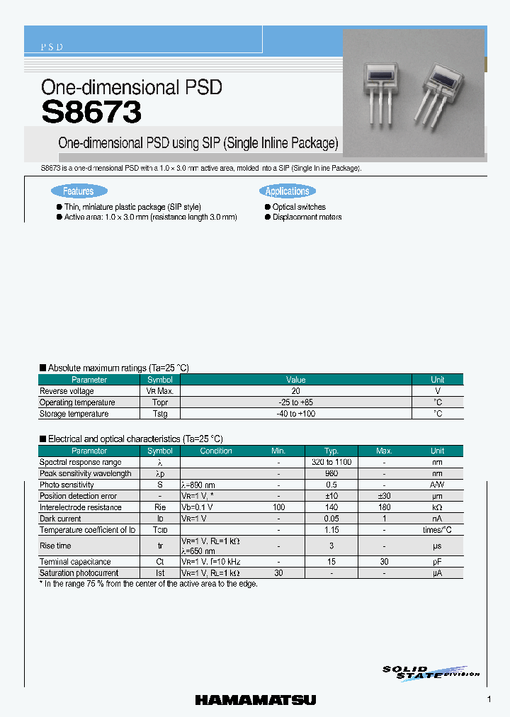 S8673_4960350.PDF Datasheet