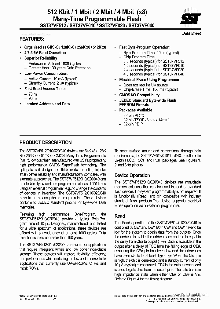 37VF020_4953390.PDF Datasheet