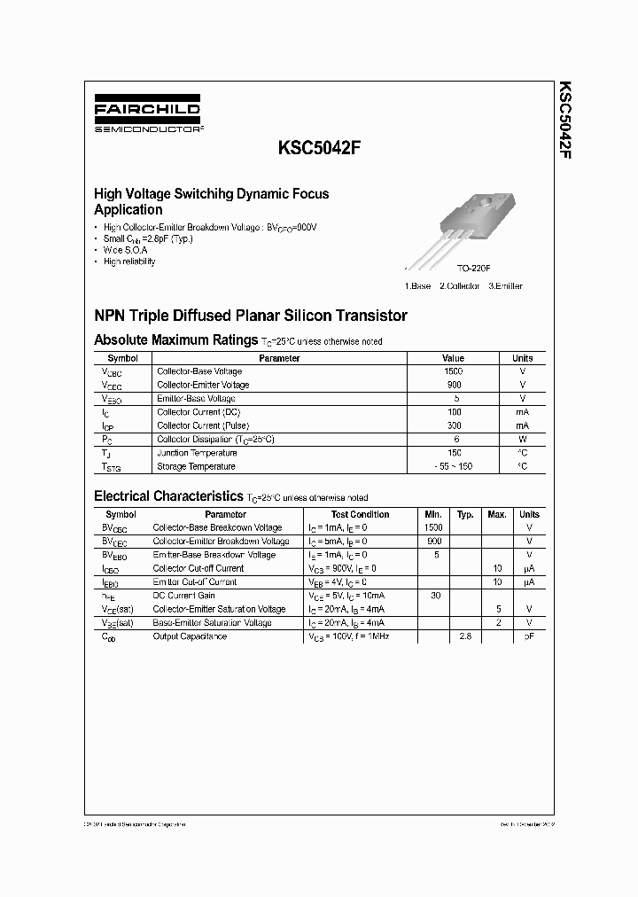 KSC5042FYDTU_4970154.PDF Datasheet