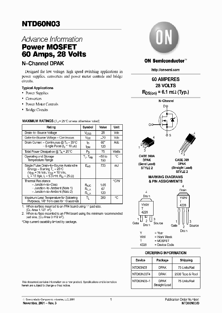 NTD60N03-D_4969962.PDF Datasheet