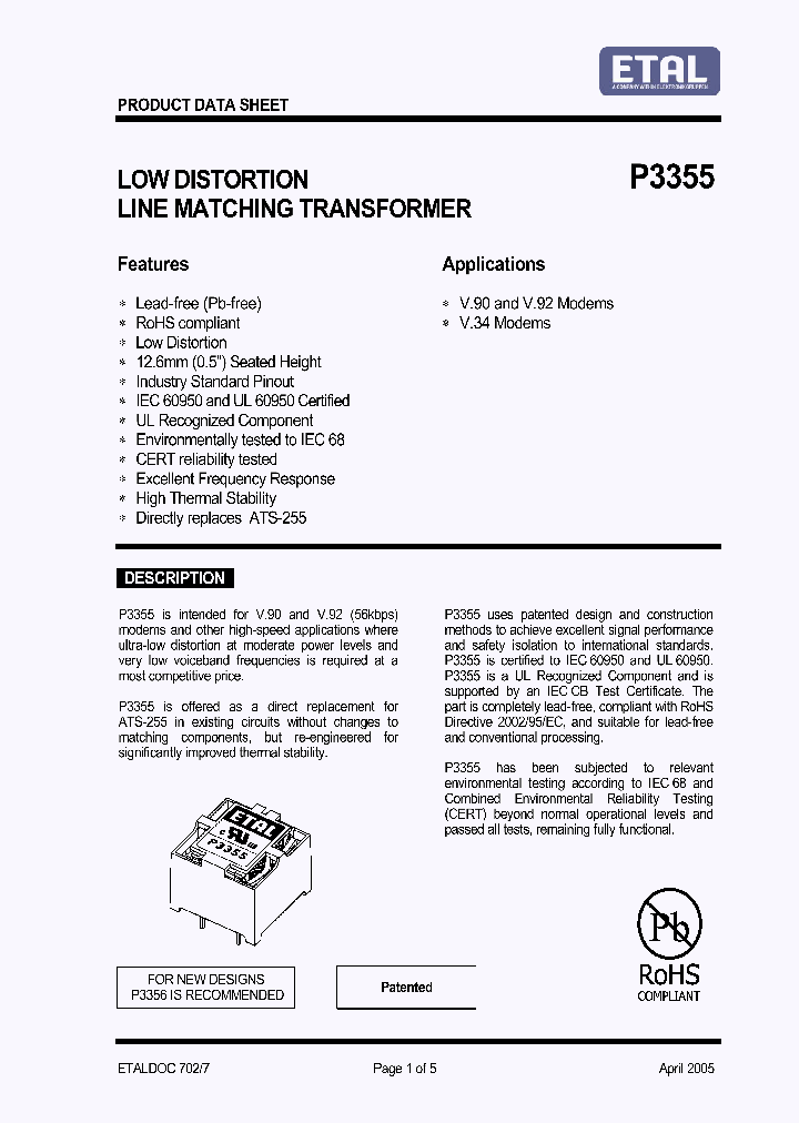 P3355_4971315.PDF Datasheet