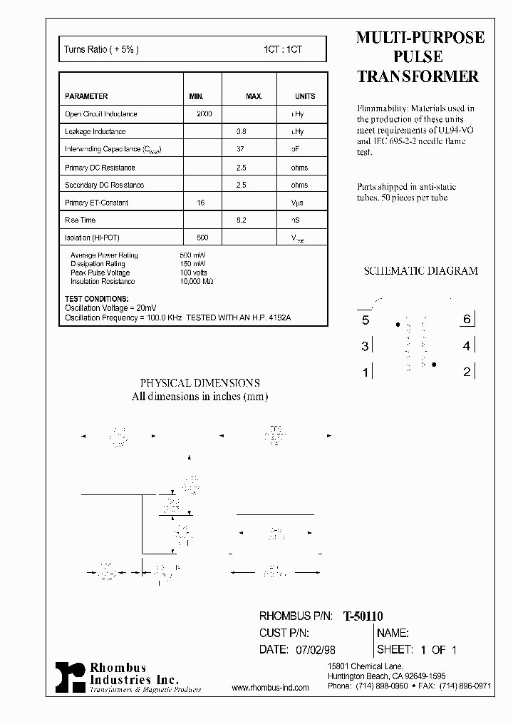T-50110_4971586.PDF Datasheet