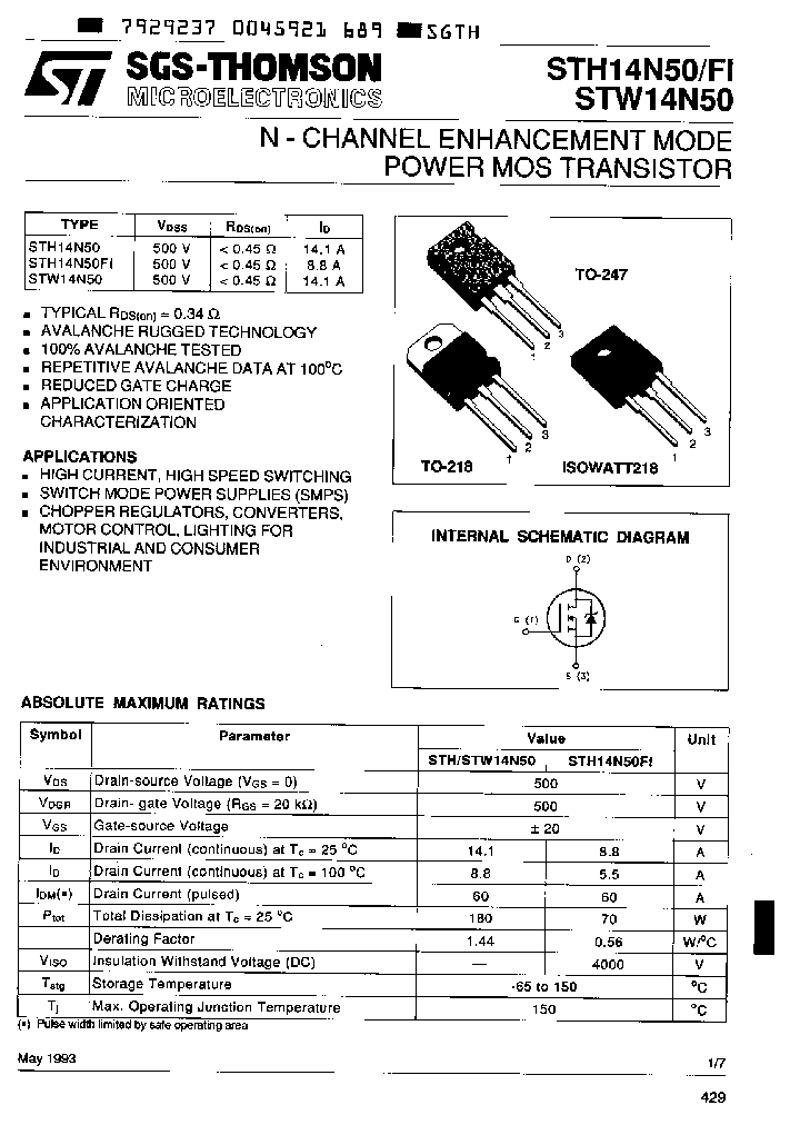 STW14N50_4964151.PDF Datasheet