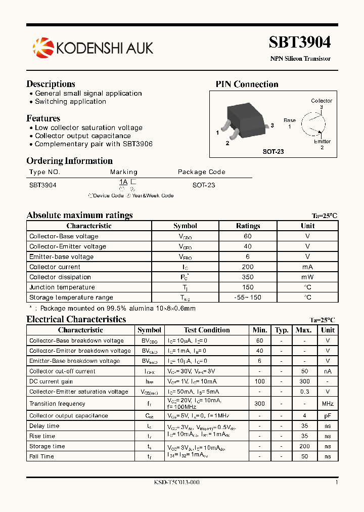 SBT3904_4974317.PDF Datasheet