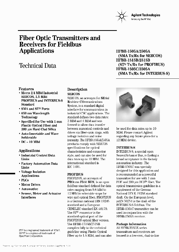 HFBR-2505A_4976029.PDF Datasheet
