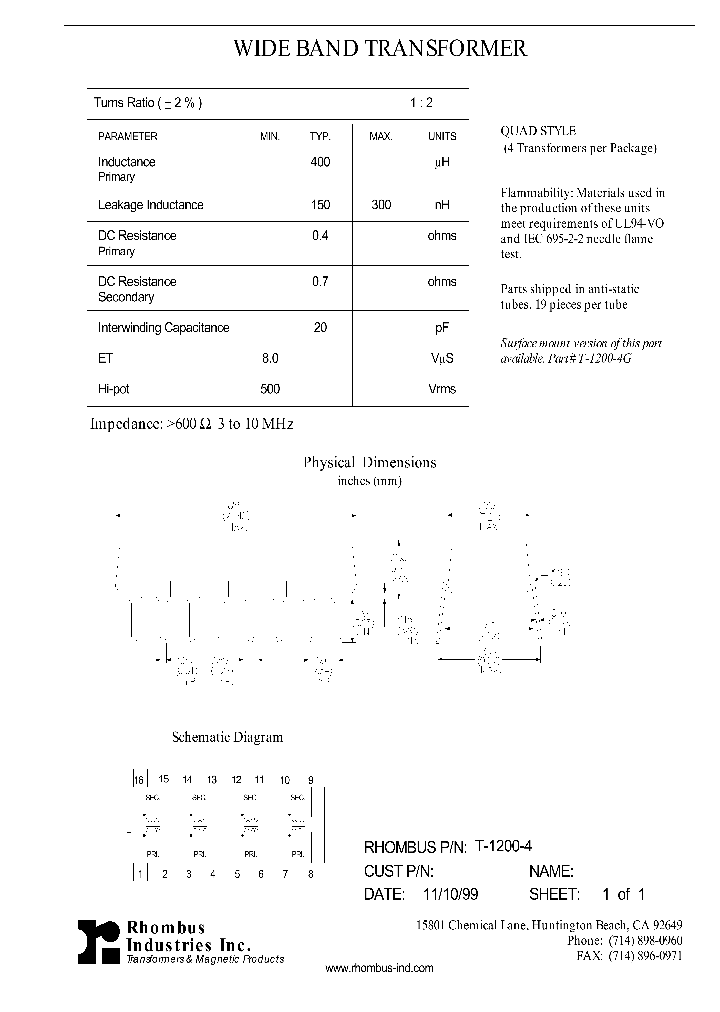 T-1200-4_4978787.PDF Datasheet