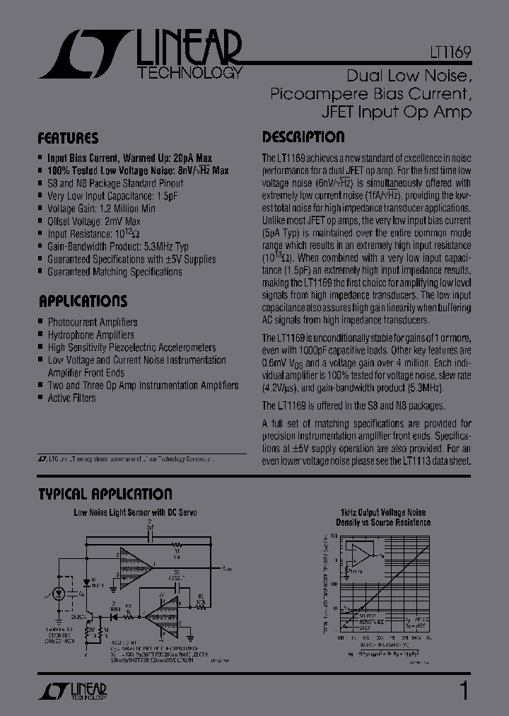 LT1169CN8PBF_4987657.PDF Datasheet